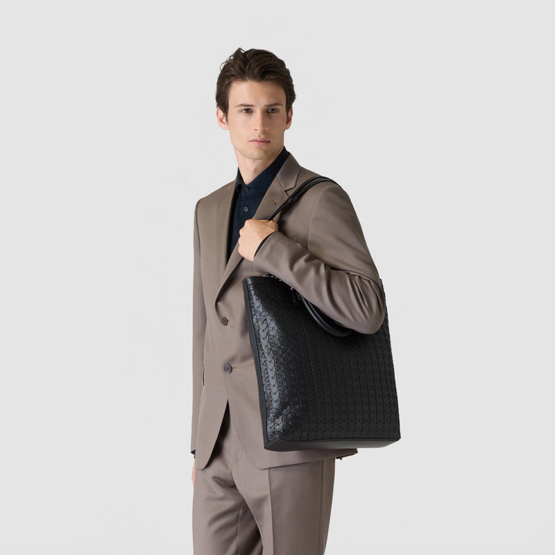 Sac cabas de jour en mosaico - black