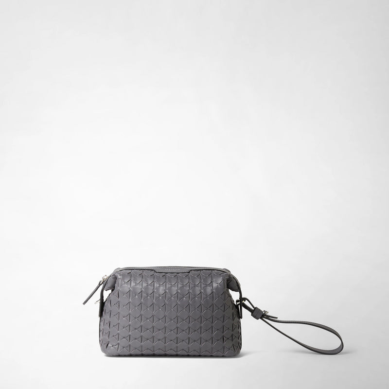 2-in-1 clutch in mosaico - shadow