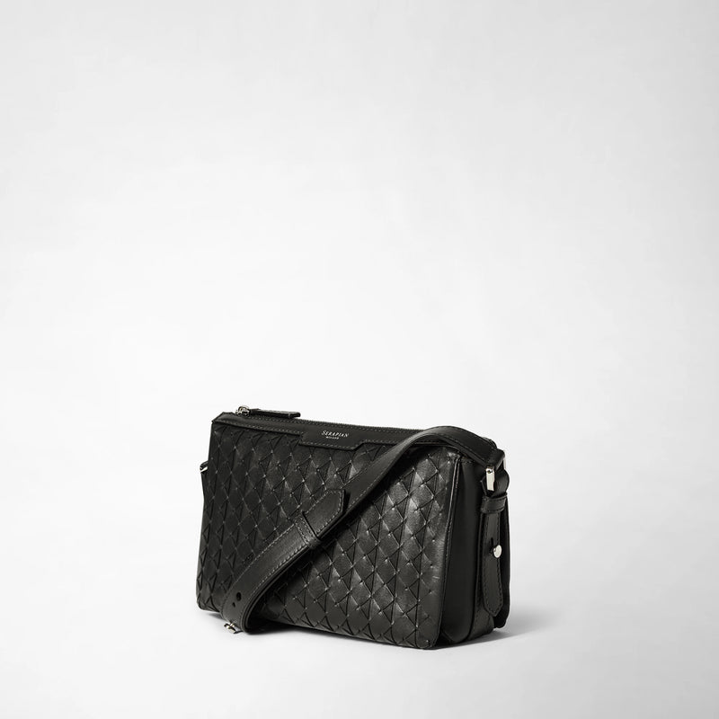 East west messenger in mosaico - black