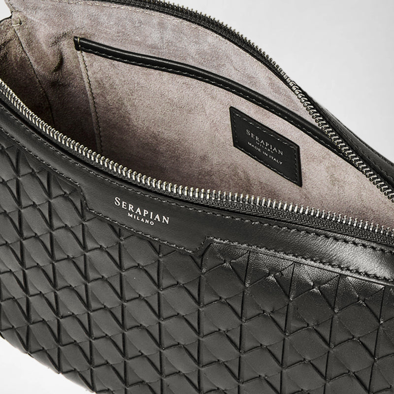 East west messenger in mosaico - black