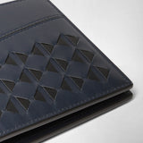 6-card billfold wallet in mosaico - navy blue