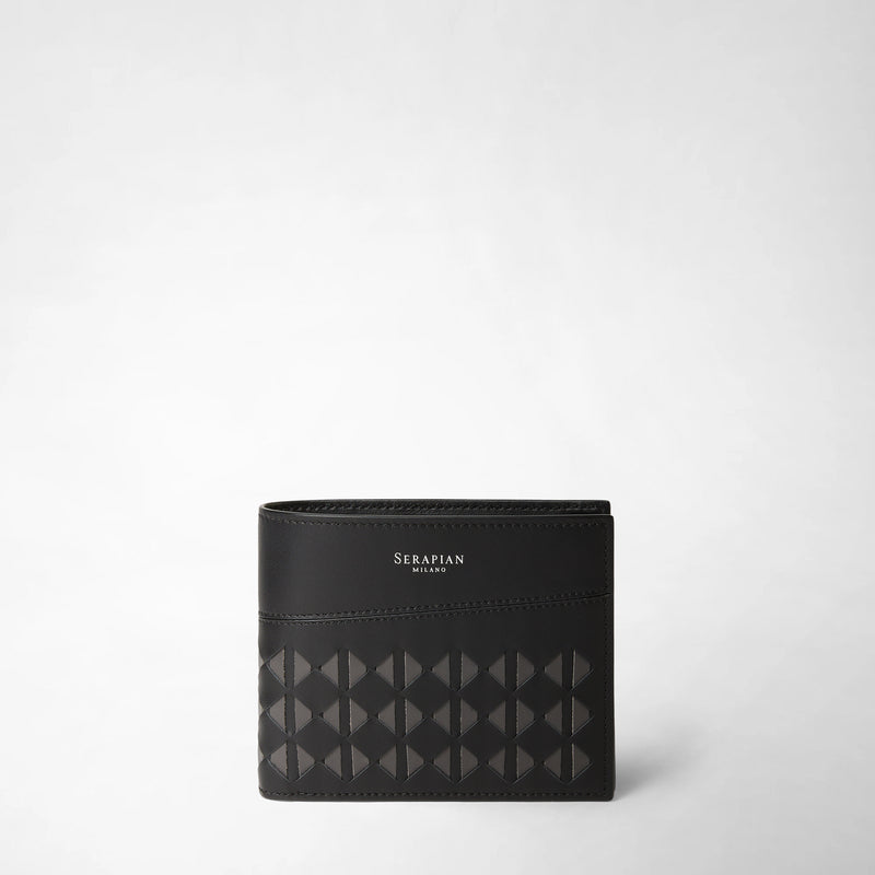 3-CARD BILLFOLD WALLET WITH COIN POUCH IN MOSAICO