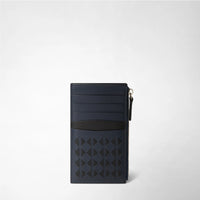 ZIP CARD CASE IN MOSAICO Navy Blue