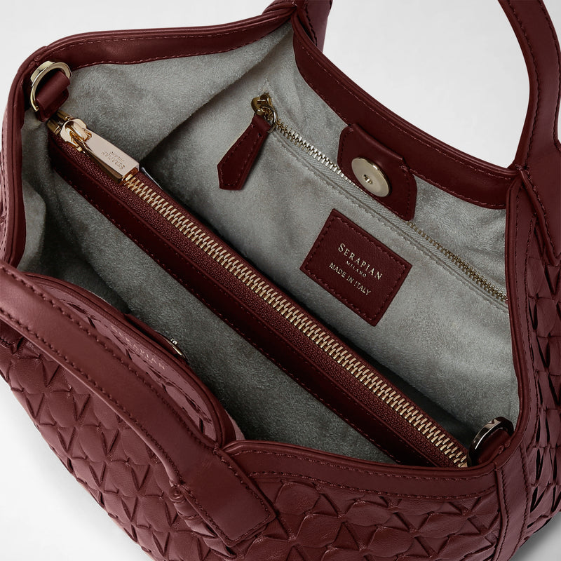 Mini secret bag in mosaico - rosewood