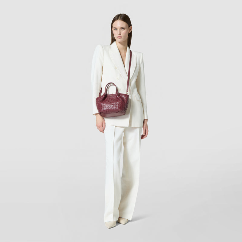 Sac secret mini en mosaico - rosewood