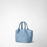 Mini secret bag in mosaico - cornflower