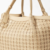 SMALL SECRET TOTE BAG IN RIBBON MOSAICO