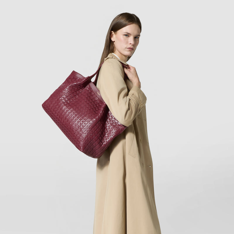 Sac cabas secret en mosaico - rosewood