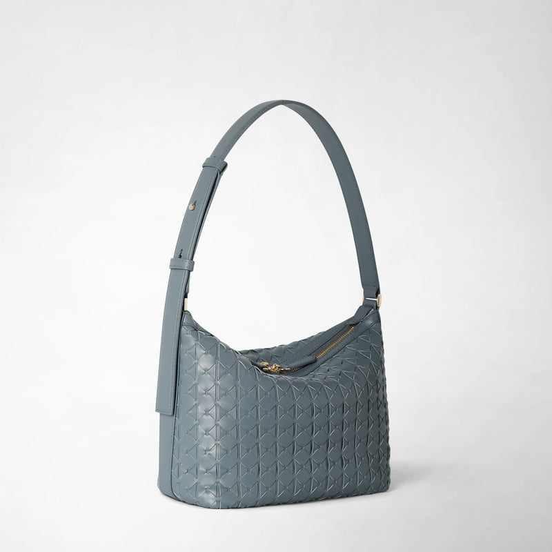 Small ani shoulder bag in mosaico - storm