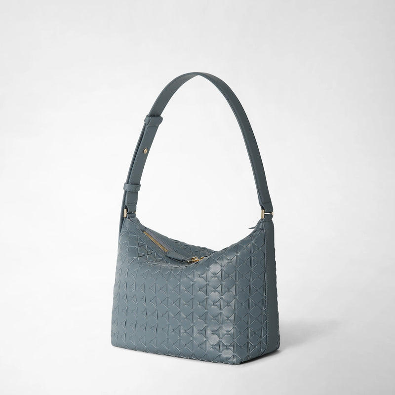Small ani shoulder bag in mosaico - storm