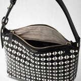 Small ani shoulder bag in mosaico - black/off-white