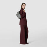 Small ani shoulder bag in mosaico - black/off-white