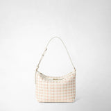 SMALL ANI SHOULDER BAG IN RIBBON MOSAICO