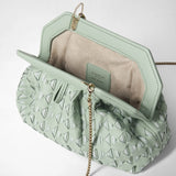 MINI SECRET CLUTCH BAG IN RIBBON MOSAICO