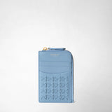 Zip card case in mosaico - cornflower