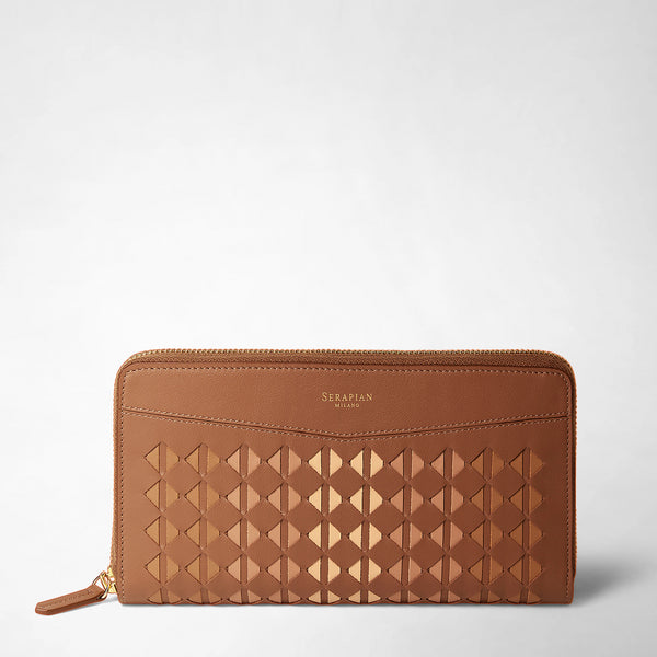 ZIP-AROUND WALLET IN MOSAICO