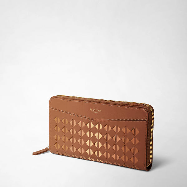 ZIP-AROUND WALLET IN MOSAICO