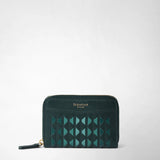MINI ZIP WALLET IN MOSAICO