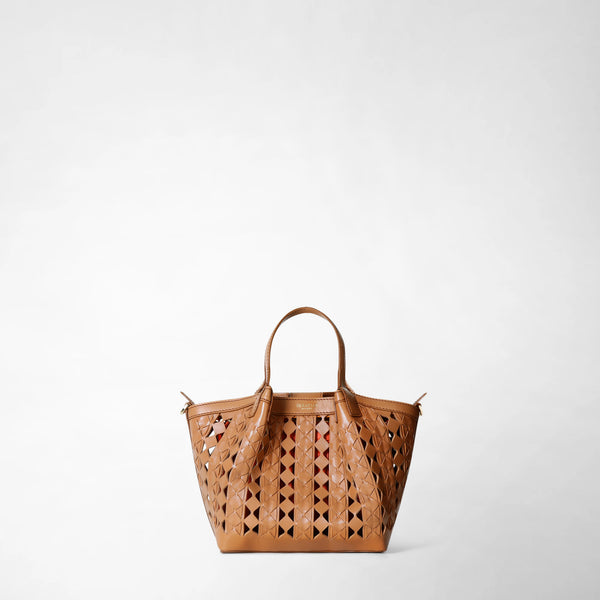 Mosaico see through製ミニsecretバッグ - tan/coral red
