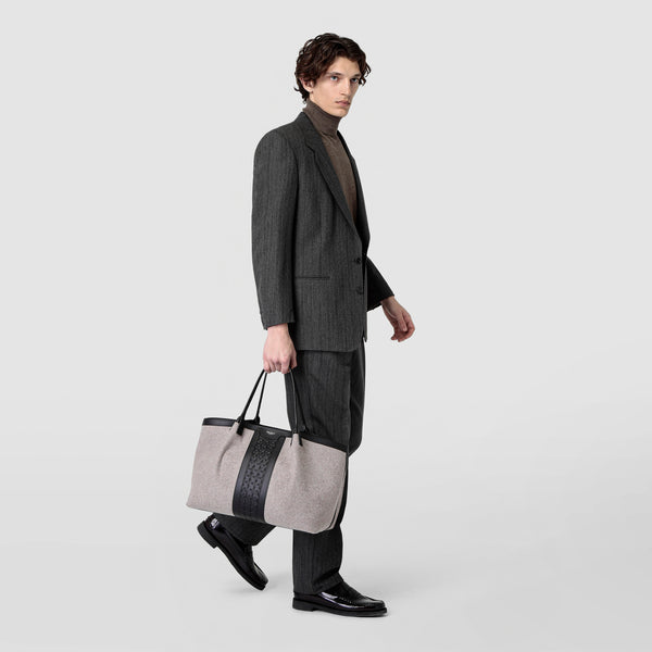 SECRET TOTE BAG IN WOOL AND MOSAICO