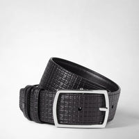 REVERSIBLE BELT IN STEPAN 72 Black/Black