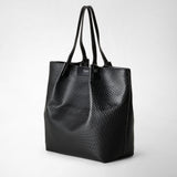 Sac cabas secret vertical en stepan - black/eclipse black