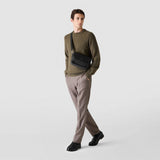 Flap messenger in stepan - asphalt/black