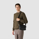 Flap messenger in stepan - asphalt/black