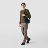 Flap messenger in stepan - asphalt/black