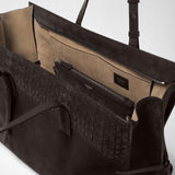 MAXI MARO BAG IN SUEDE AND MOSAICO
