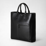 Quattordici tote bag in cachemire leather - eclipse black