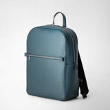 Backpack in evoluzione leather - avio blue