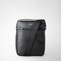 NORTH SOUTH MESSENGER IN EVOLUZIONE LEATHER Eclipse Black
