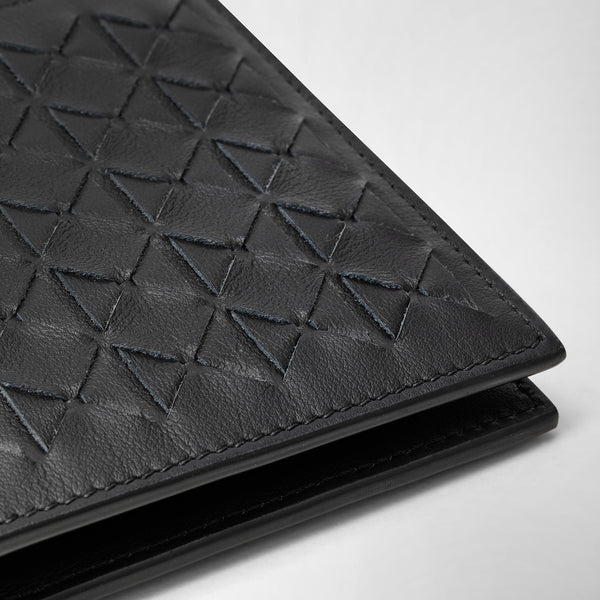 Portafoglio per 8 carte in mosaico - black