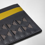 4-card holder in mosaico - anthracite/smoke/curry