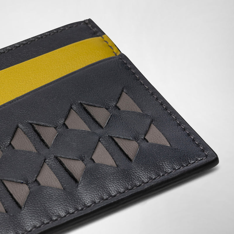 4-card holder in mosaico - anthracite/smoke/curry