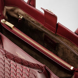 Petit sac cabas lorelei en mosaico - burgundy/strawberry