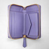 Mini zip wallet in mosaico - liliac