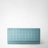 Portefeuille continental en mosaico - azure