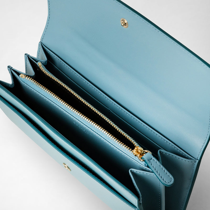 Portefeuille continental en mosaico - azure