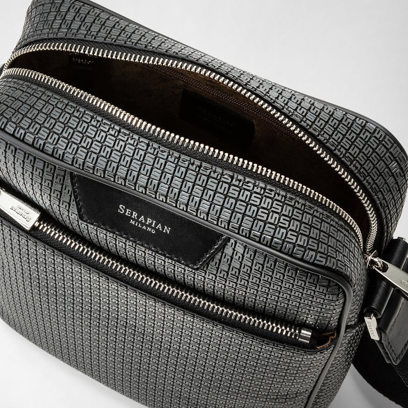 North south messenger in stepan - asphalt gray/black