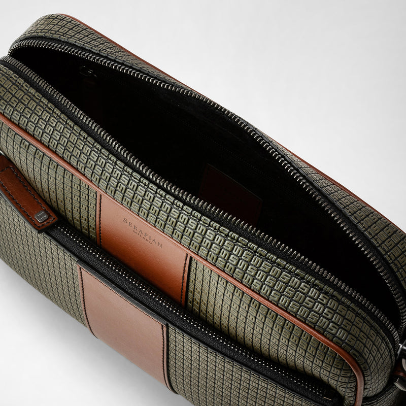 East west messenger in stepan 72 - kaki/cuoio